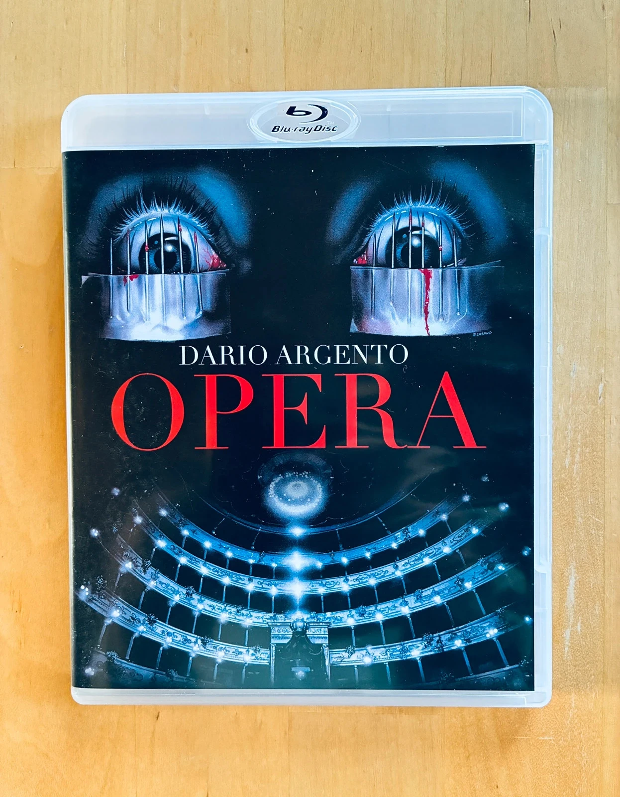 Blu-ray Opera de Dario Argento.